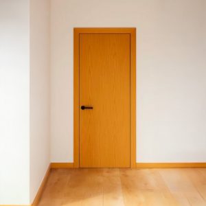 puerta roble hoja lisa